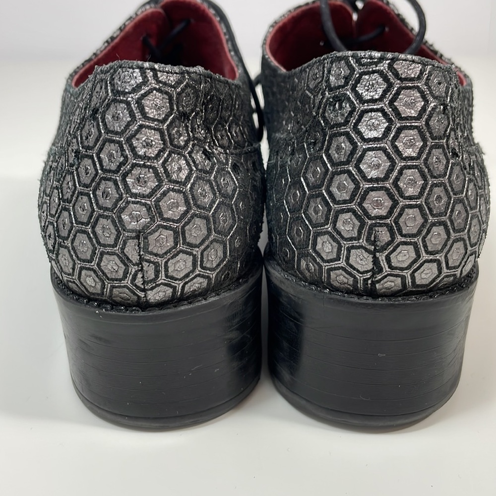 Jose Saenz LEATHER LACE SHOES, 38 - Picture 3 of 8